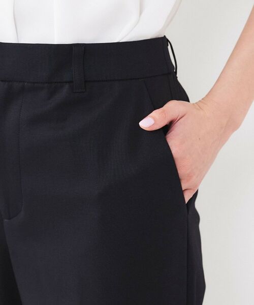 UNTITLED / アンタイトル パンツ | 【通勤スーツ】コットン混ジャージ テーパードパンツ | 詳細25