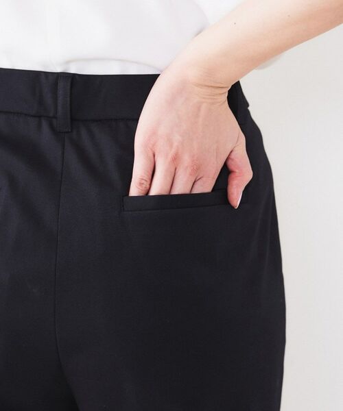 UNTITLED / アンタイトル パンツ | 【通勤スーツ】コットン混ジャージ テーパードパンツ | 詳細26