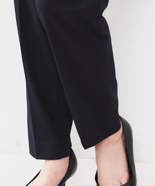 UNTITLED / アンタイトル パンツ | 【通勤スーツ】コットン混ジャージ テーパードパンツ | 詳細27