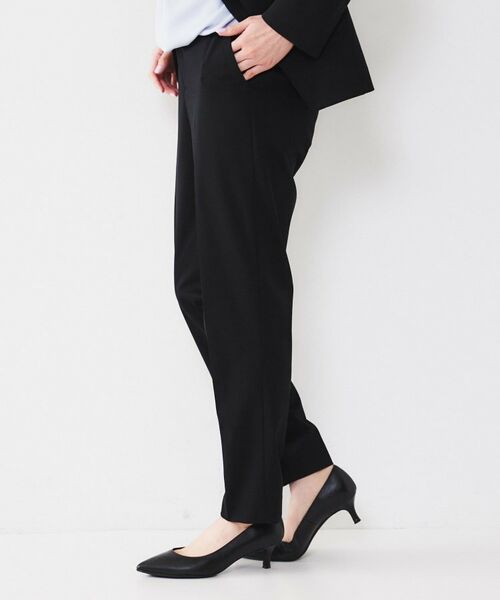 UNTITLED / アンタイトル パンツ | 【通勤スーツ】コットン混ジャージ テーパードパンツ | 詳細7