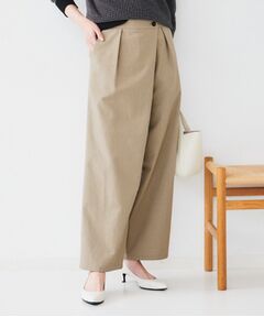 UNTITLED / アンタイトル パンツ | 【セットアップ可能】フロントラップ ワイドパンツ