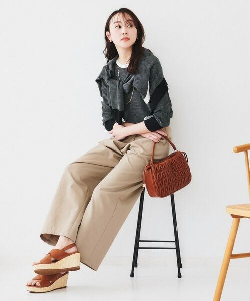 UNTITLED / アンタイトル パンツ | 【セットアップ可能】フロントラップ ワイドパンツ | 詳細18