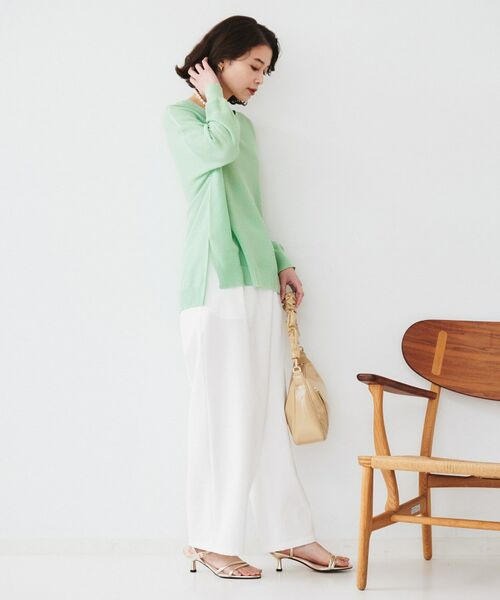 UNTITLED / アンタイトル パンツ | 【セットアップ可能】フロントラップ ワイドパンツ | 詳細4