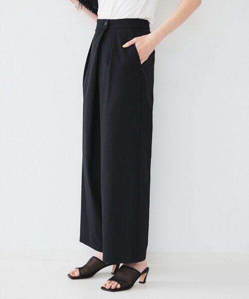 UNTITLED / アンタイトル パンツ | 【セットアップ可能】フロントラップ ワイドパンツ | 詳細8