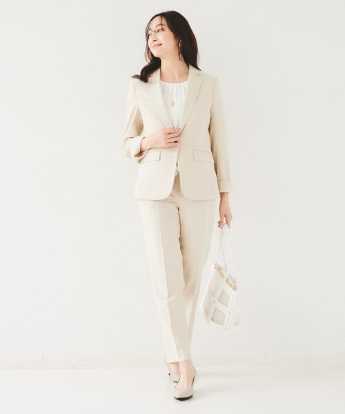 UNTITLED / アンタイトル ショート・ハーフ・半端丈パンツ | 【セットアップ可能】リネンライク テーパードパンツ | 詳細12