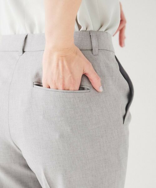 UNTITLED / アンタイトル ショート・ハーフ・半端丈パンツ | 【セットアップ可能】リネンライク テーパードパンツ | 詳細24