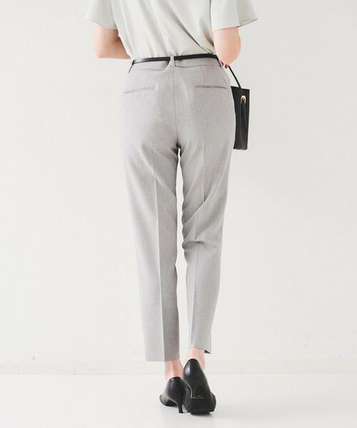 UNTITLED / アンタイトル ショート・ハーフ・半端丈パンツ | 【セットアップ可能】リネンライク テーパードパンツ | 詳細3