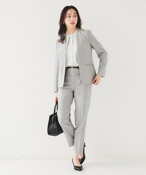 UNTITLED / アンタイトル ショート・ハーフ・半端丈パンツ | 【セットアップ可能】リネンライク テーパードパンツ | 詳細5