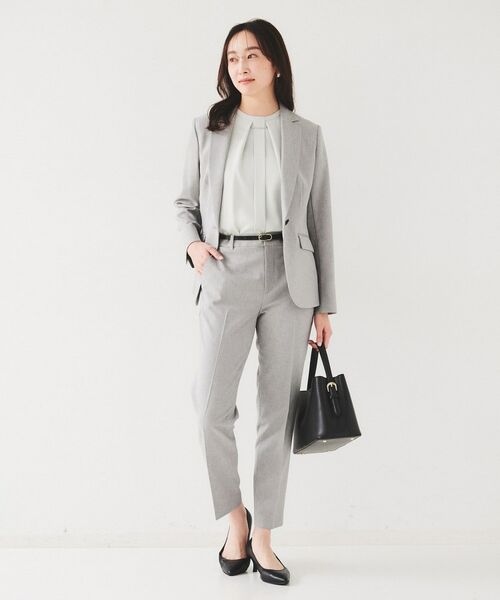 UNTITLED / アンタイトル ショート・ハーフ・半端丈パンツ | 【セットアップ可能】リネンライク テーパードパンツ | 詳細6