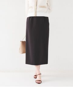 UNTITLED / アンタイトル スカート | 【後ろウエストゴム/洗える】ストレッチ ナロースカート