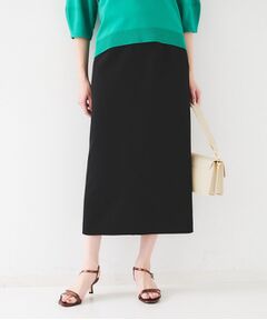 UNTITLED / アンタイトル スカート | 【後ろウエストゴム/洗える】ストレッチ ナロースカート