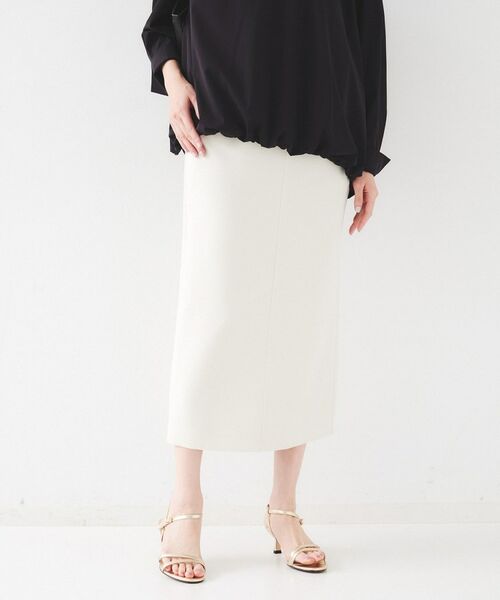 UNTITLED / アンタイトル スカート | 【後ろウエストゴム/洗える】ストレッチ ナロースカート | 詳細10