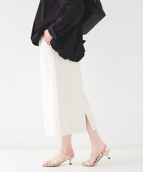 UNTITLED / アンタイトル スカート | 【後ろウエストゴム/洗える】ストレッチ ナロースカート | 詳細11
