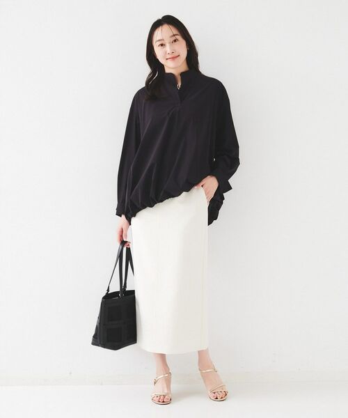 UNTITLED / アンタイトル スカート | 【後ろウエストゴム/洗える】ストレッチ ナロースカート | 詳細12