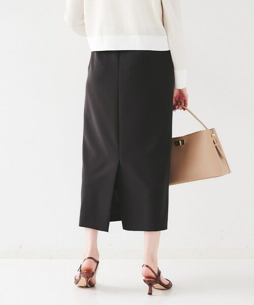 UNTITLED / アンタイトル スカート | 【後ろウエストゴム/洗える】ストレッチ ナロースカート | 詳細3