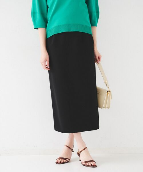 UNTITLED / アンタイトル スカート | 【後ろウエストゴム/洗える】ストレッチ ナロースカート | 詳細6