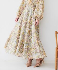 UNTITLED / アンタイトル ロング・マキシ丈スカート | 【セットアップ可能】オールドフラワー プリントスカート