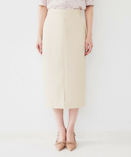 UNTITLED / アンタイトル スカート | 【セットアップ可能】リネンライクキャンバス ペンシルスカート | 詳細12