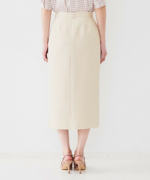 UNTITLED / アンタイトル スカート | 【セットアップ可能】リネンライクキャンバス ペンシルスカート | 詳細14