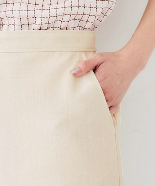 UNTITLED / アンタイトル スカート | 【セットアップ可能】リネンライクキャンバス ペンシルスカート | 詳細17