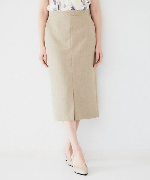UNTITLED / アンタイトル スカート | 【セットアップ可能】リネンライクキャンバス ペンシルスカート | 詳細6