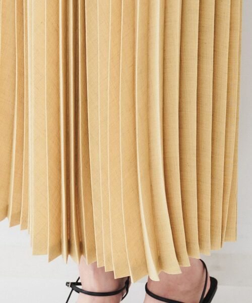 UNTITLED / アンタイトル ロング・マキシ丈スカート | 【セットアップ可能】セミフレアプリーツスカート | 詳細17