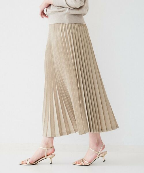 UNTITLED / アンタイトル ロング・マキシ丈スカート | 【セットアップ可能】セミフレアプリーツスカート | 詳細6