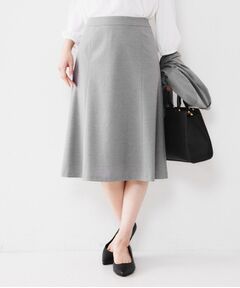 UNTITLED / アンタイトル ミニ・ひざ丈スカート | 【通勤スーツ】コットン混ジャージ マーメイドスカート