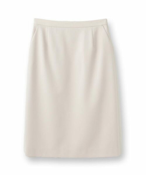 UNTITLED / アンタイトル ミニ・ひざ丈スカート | 【セットアップ可能】リネンライク タイトスカート | 詳細1
