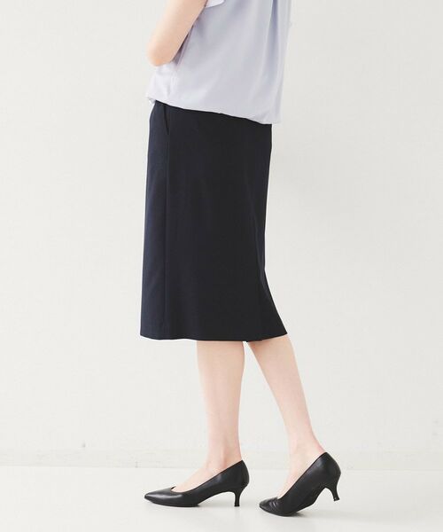 UNTITLED / アンタイトル ミニ・ひざ丈スカート | 【セットアップ可能】リネンライク タイトスカート | 詳細15