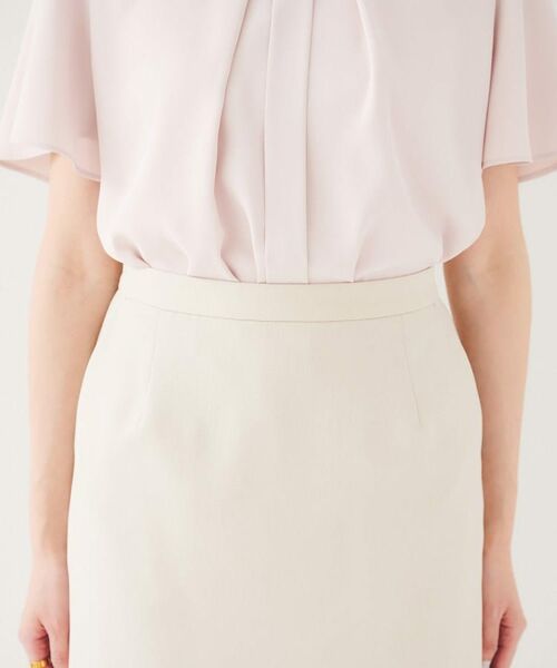 UNTITLED / アンタイトル ミニ・ひざ丈スカート | 【セットアップ可能】リネンライク タイトスカート | 詳細23