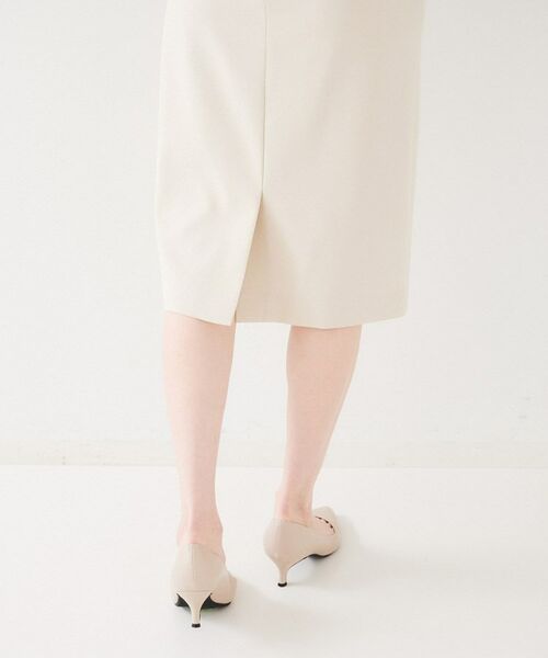 UNTITLED / アンタイトル ミニ・ひざ丈スカート | 【セットアップ可能】リネンライク タイトスカート | 詳細27