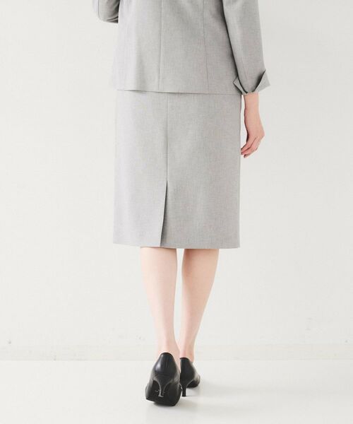 UNTITLED / アンタイトル ミニ・ひざ丈スカート | 【セットアップ可能】リネンライク タイトスカート | 詳細3