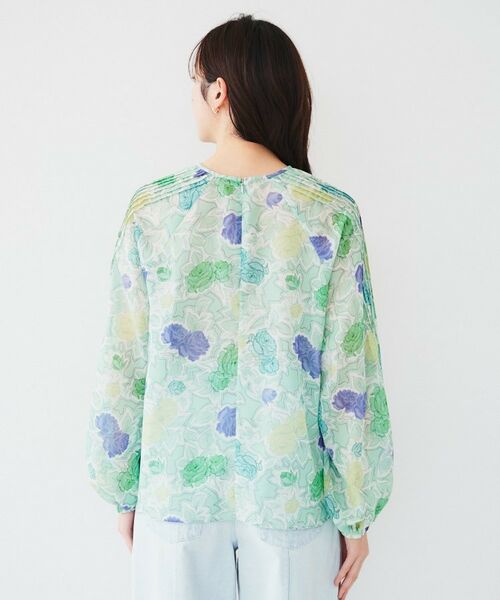 UNTITLED / アンタイトル シャツ・ブラウス | 【セットアップ可能】オールドフラワー プリントブラウス | 詳細17