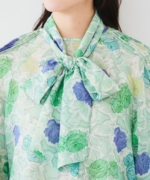 UNTITLED / アンタイトル シャツ・ブラウス | 【セットアップ可能】オールドフラワー プリントブラウス | 詳細18