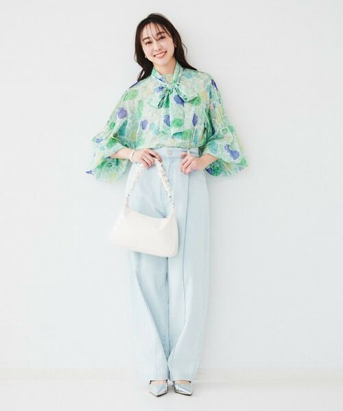 UNTITLED / アンタイトル シャツ・ブラウス | 【セットアップ可能】オールドフラワー プリントブラウス | 詳細4