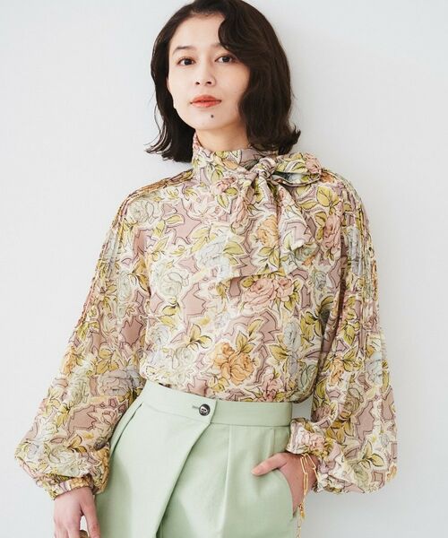 UNTITLED / アンタイトル シャツ・ブラウス | 【セットアップ可能】オールドフラワー プリントブラウス | 詳細8