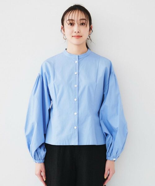 UNTITLED / アンタイトル シャツ・ブラウス | 【体型カバー】タイプライター ボリュームスリーブシャツ | 詳細10