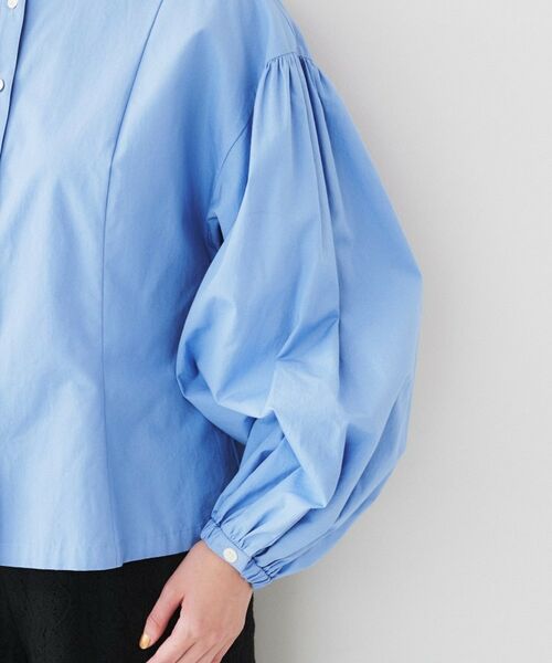 UNTITLED / アンタイトル シャツ・ブラウス | 【体型カバー】タイプライター ボリュームスリーブシャツ | 詳細14