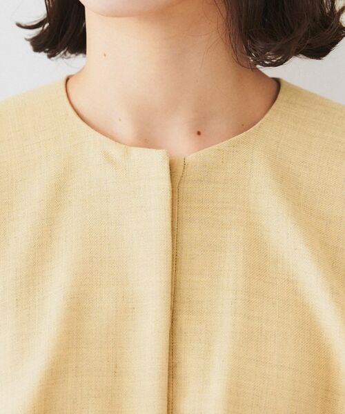 UNTITLED / アンタイトル シャツ・ブラウス | 【セットアップ可能】ケープカラーブラウス | 詳細15