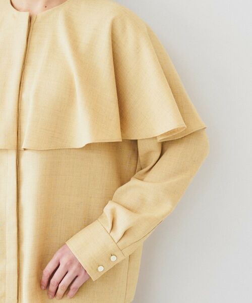UNTITLED / アンタイトル シャツ・ブラウス | 【セットアップ可能】ケープカラーブラウス | 詳細17