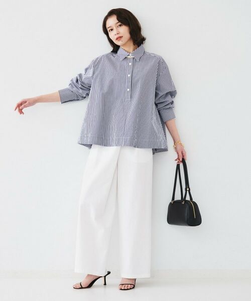 UNTITLED / アンタイトル シャツ・ブラウス | 【体型カバー】タイプライター テントシャツ | 詳細12