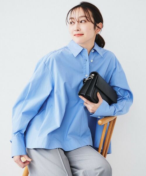 UNTITLED / アンタイトル シャツ・ブラウス | 【体型カバー】タイプライター テントシャツ | 詳細6