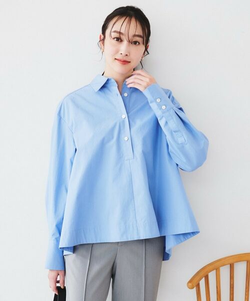 UNTITLED / アンタイトル シャツ・ブラウス | 【体型カバー】タイプライター テントシャツ | 詳細7