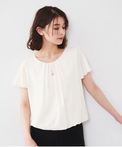 UNTITLED / アンタイトル シャツ・ブラウス | 【通勤/二の腕カバー】タックデザインブラウス