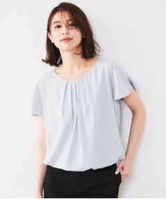 UNTITLED / アンタイトル シャツ・ブラウス | 【通勤/二の腕カバー】タックデザインブラウス