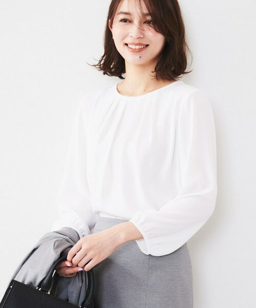 UNTITLED / アンタイトル シャツ・ブラウス | 【通勤】ジョーゼット タックブラウス | 詳細3