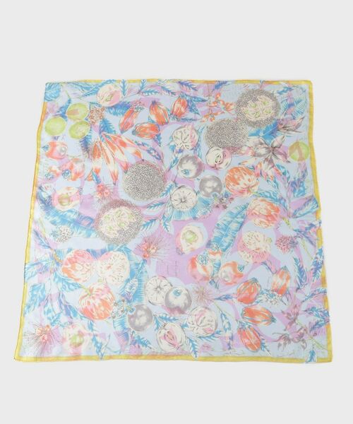 UNTITLED / アンタイトル バンダナ・スカーフ | 【manipuri】65cm×65cm シルクスカーフ | 詳細1