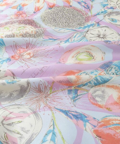 UNTITLED / アンタイトル バンダナ・スカーフ | 【manipuri】65cm×65cm シルクスカーフ | 詳細2