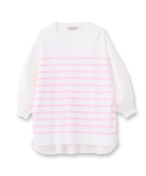 UNTITLED / アンタイトル カットソー | 【TORRAZZO DONNA】ハイブリッドボーダートップス | 詳細1